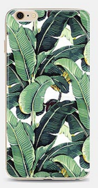 Mint green tropical fruits fashion pattern barely there iPhone 6 case